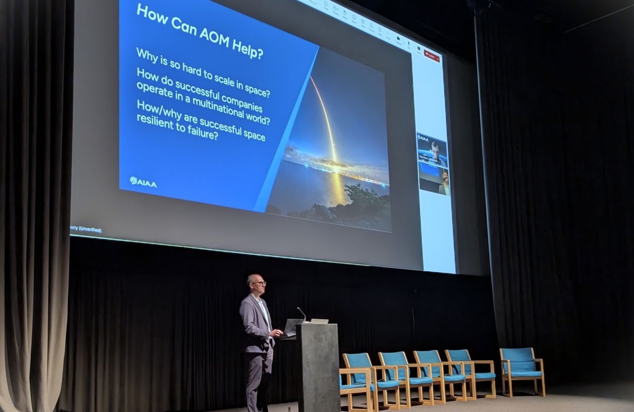 Keynote: how can the Academy of Management help the Space Economy?